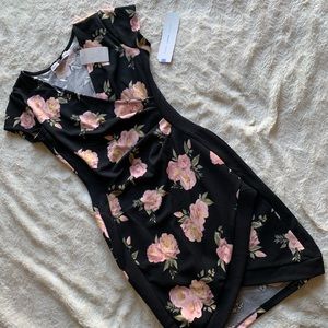 M floral bodycon dress